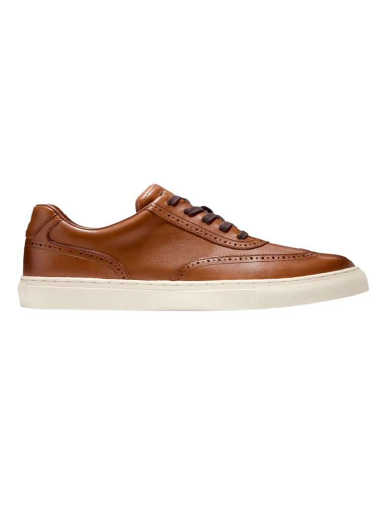 Cole Haan Men's Grand Kittery Wingtip British Tan-Ivory Shoes